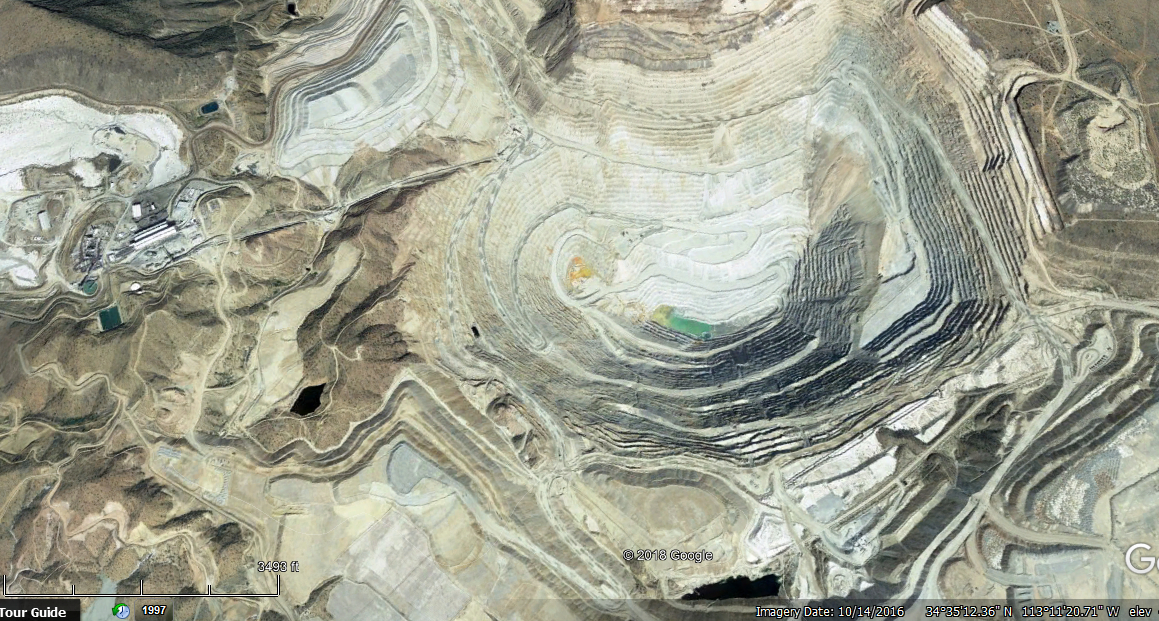 Bagdad Open Pit Mine, Bagdad, Arizona AZGS